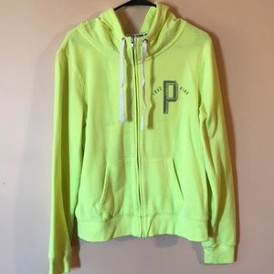 VS Pink zip up sweater - worn once